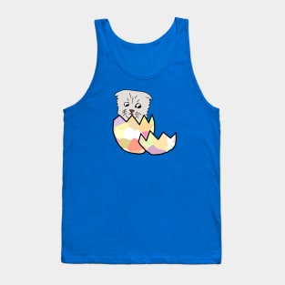 Not a Cat Hatching from Easter Egg Tank Top